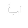 Kinkiet ORBIT L2 czarny